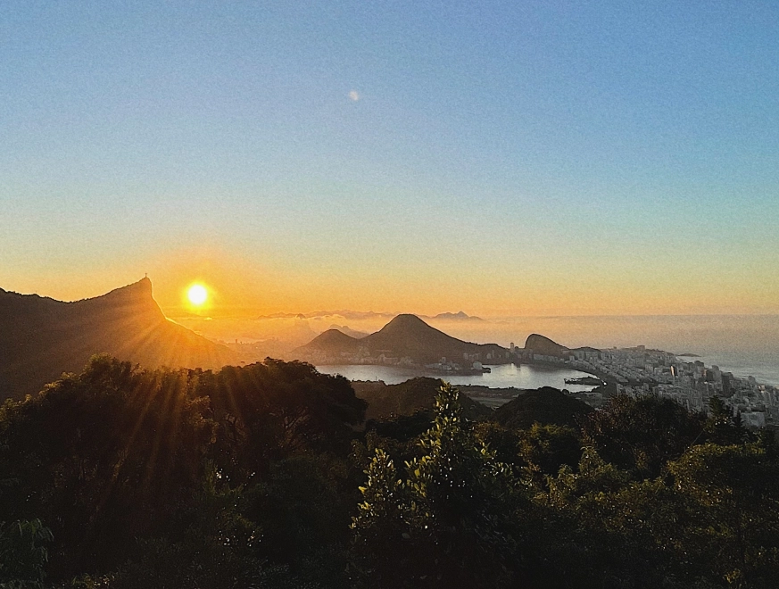 Sunset over Rio de Janeiro